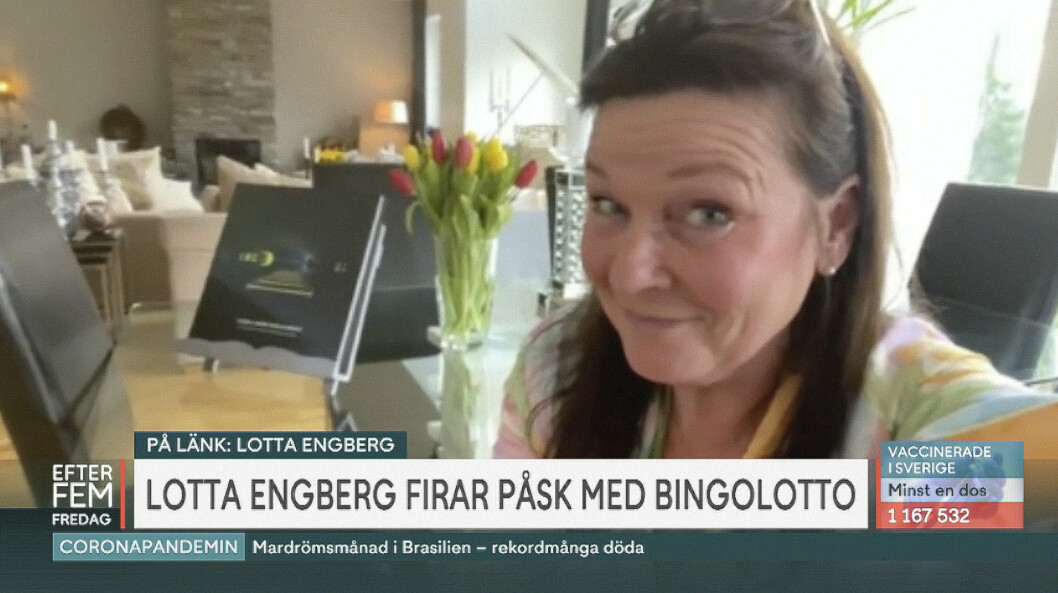 Lotta Engberg visar upp sitt och Mikael Sandströms nya hem. lotta engberg i efter fem