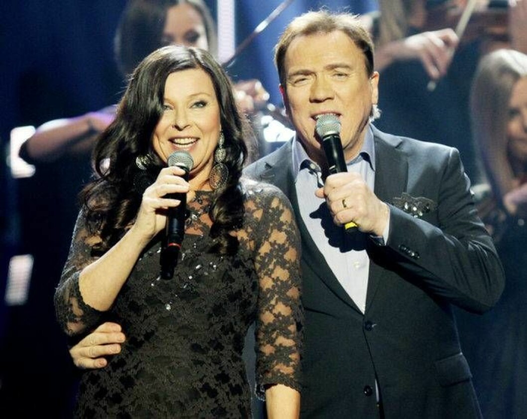 Christer Sjögren och Lotta Engberg har jobbat tillsammans både före och efter ”affären”. Bland annat med bidrag i Melodifestivalen. Foto: IBL Christer Sjögren och Lotta Engberg har jobbat tillsammans både före och efter ”affären”.