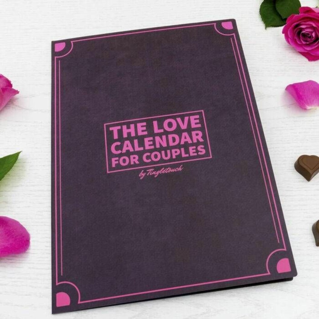 Romantisk adventskalender för par med 24 överraskningar. The Love Calendar for Couples
