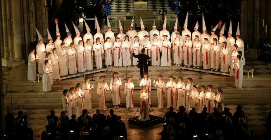 Flera gånger har hat riktats mot vuxna och barn som valt att vara Lucia. Foto: IBL Flera gånger har hat riktats mot vuxna och barn som valt att vara Lucia.