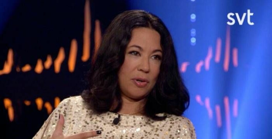 Journalisten Magda Gad i Skavlan