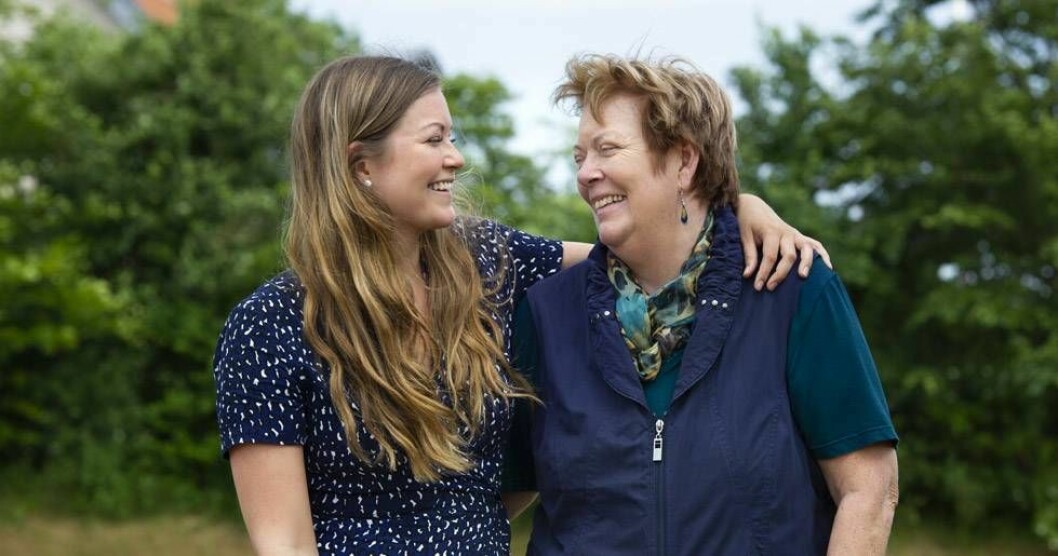 Malene och Annette står varandra nära. Malene pratar varje dag i telefon med sin mamma Annette