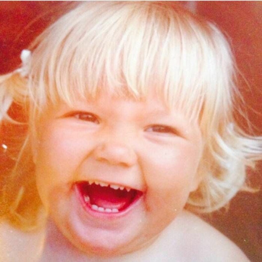 Malin Watson som barn. Bild: Privat Malin Watson som barn.