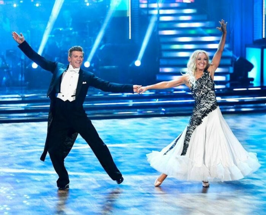 Malin Watson som vi är vana att se henne. Här tillsammans med Jesper Blomqvist i ”Let’s dance”. Bild: IBL Bildbyrå Malin Watson som vi är vana att se henne. Här tillsammans med Jesper Blomqvist i "Let