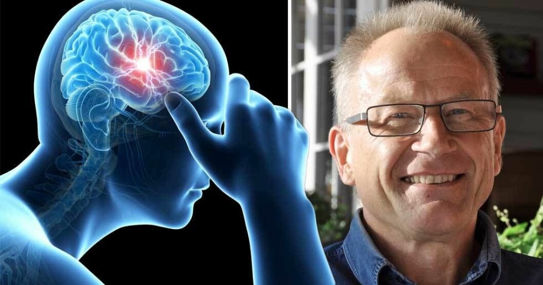 Läkaren Mats Karlsson är specialist på smärta och har riktat in sig på migränanfall.