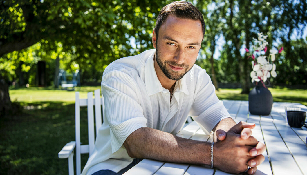 Måns Zelmerlöv under inspelningen av Så mycket bättre, TV4