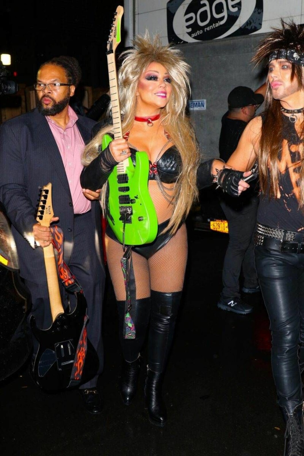 Mariah Carey på Heidi Klums halloweenfest 2019