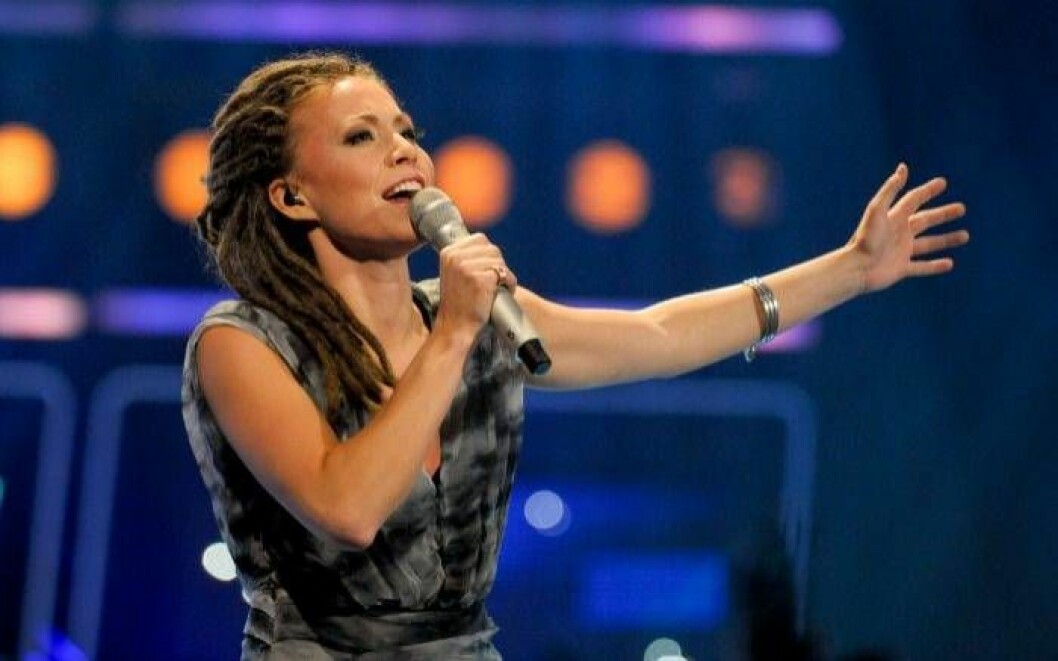 Mariette Hansson i Idol 2009. Foto: Anders Wiklund/TT Mariette Hansson i Idol 2009.