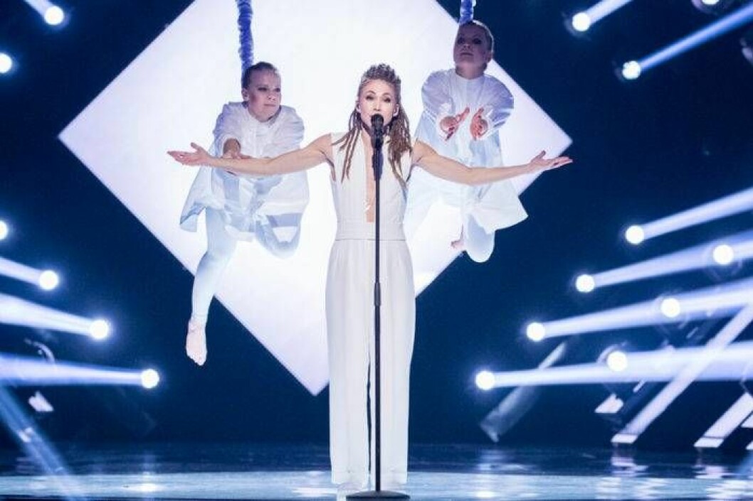 Mariette Hansson i Melodifestivalen 2017