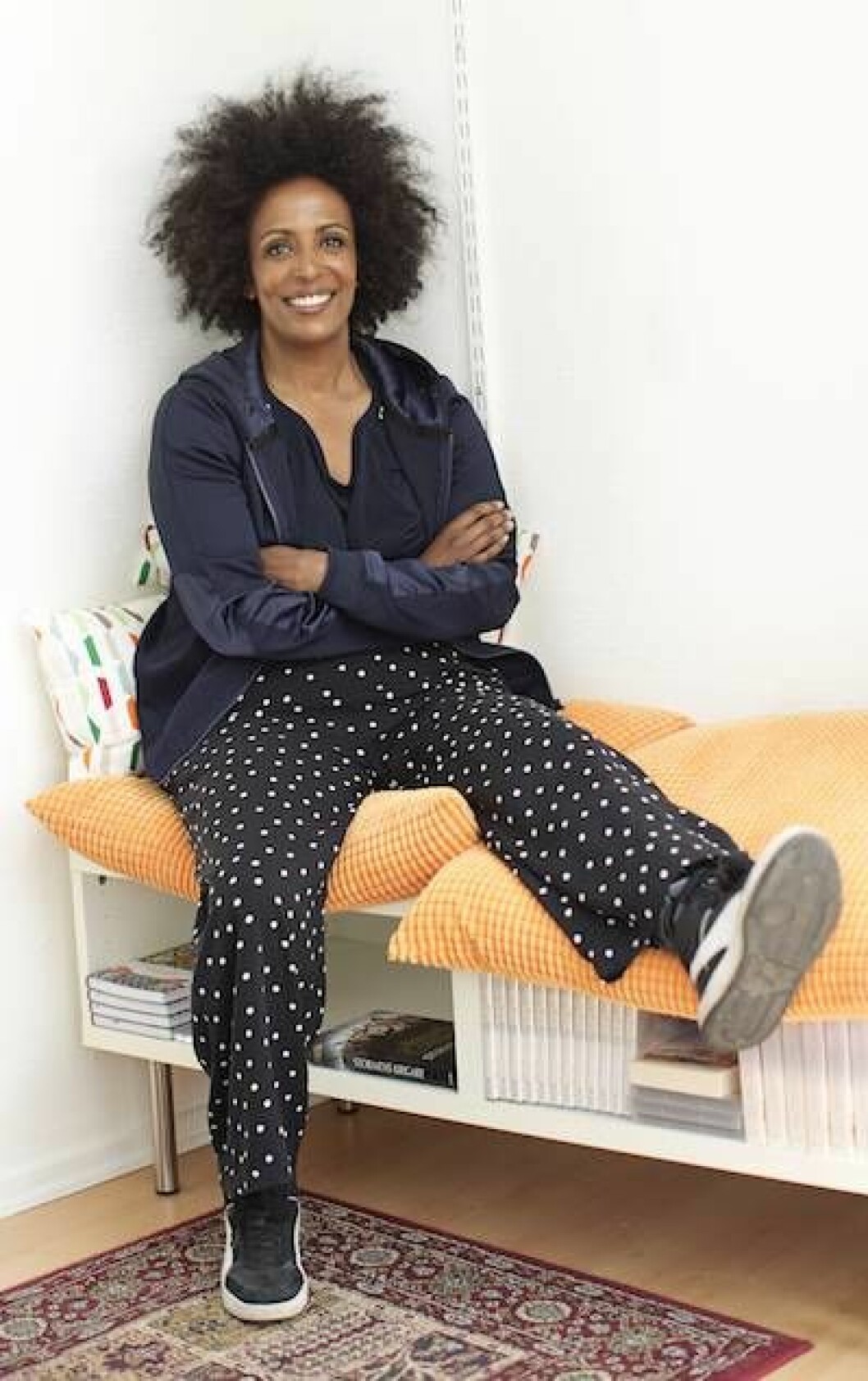 I dag bryr sig inte Marika så mycket om hur kroppen ser ut. Hon har mer komplex för att hon låter för högt och för mycket. Foto:Jessica Lund