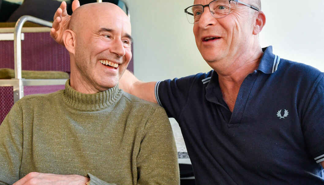 Mark Levengood och Jonas Gardell.