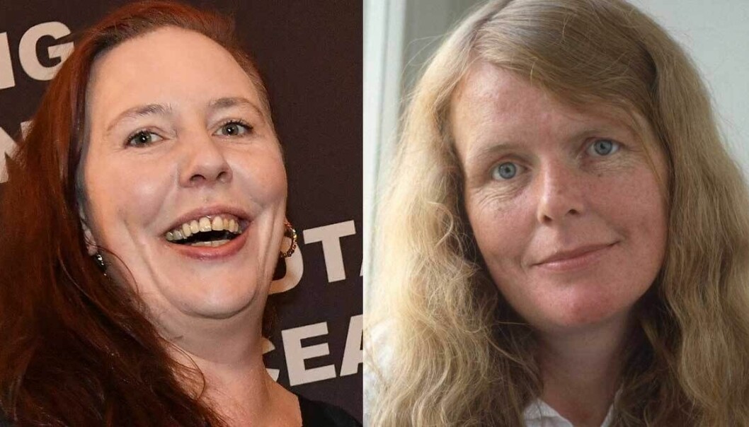 Martina Montelius och Kristina Lugn.