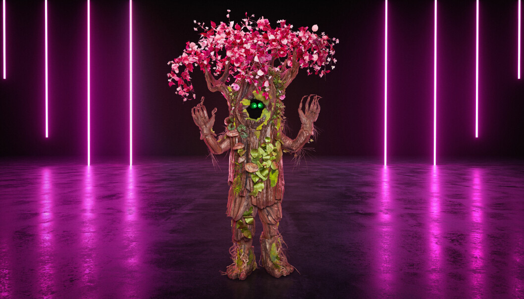 Masken Sagoträdet i Masked singer Sverige, säsong två, som sänds i TV4 våren 2022.