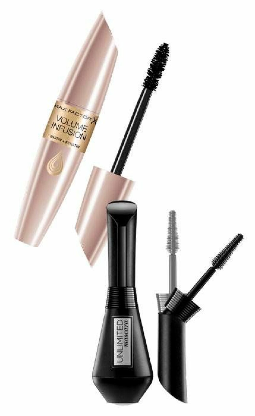 Unlimited mascara från L´Oréal Paris Volume infusion mascara från Max Factor