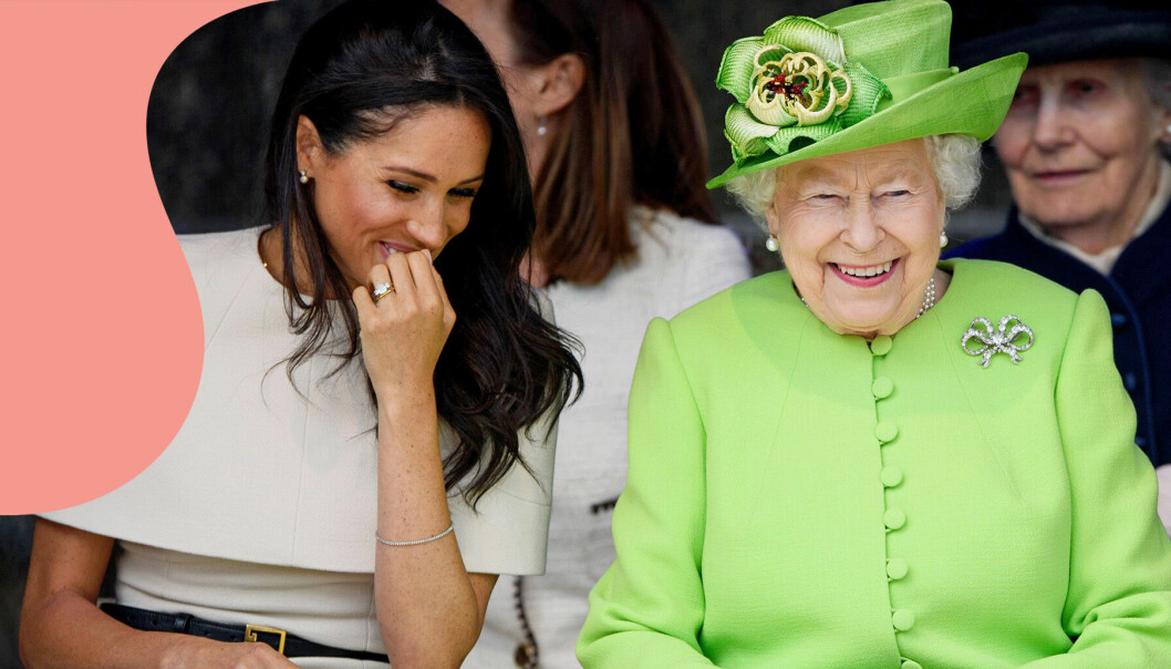 Meghan Markle och drottning Elizabeth II