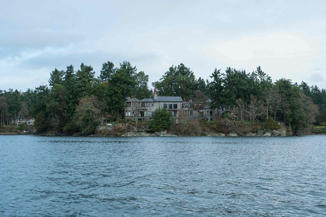 Huset har underbar sjöutsikt. meghan markles hus i vancouver