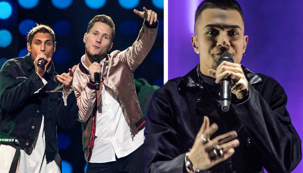 Liamoo och Samir & Vktor blev de stora vinnarna i deltävling två av Melodifestivalen 2018 och gick vidare till finalen.