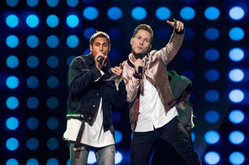 Samir & Viktor i Melodifestivalen 2018.