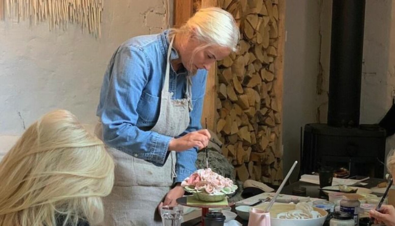 Kronprinsessan Mette-Marit på keramikkurs Kronprinsessan Mette-Marit på keramikkurs
