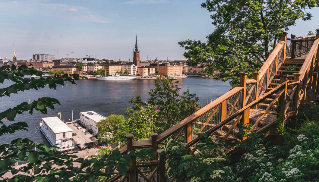 Monteliusvägen i Stockholm.