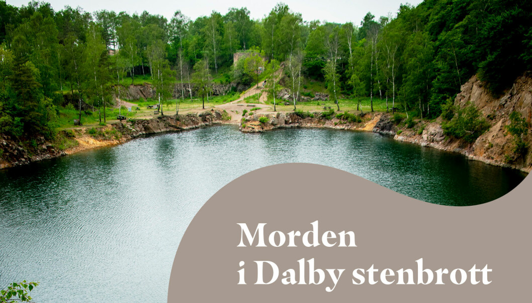 Miljöbild från Dalby stenbrott