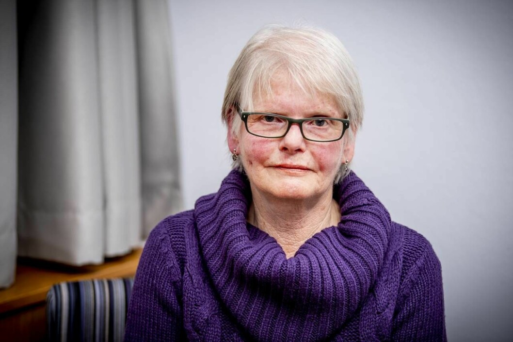 Christina berättar att familjen för alltid kommer att leva i skuggan av mordet på Marie. Christina Johansson porträtt