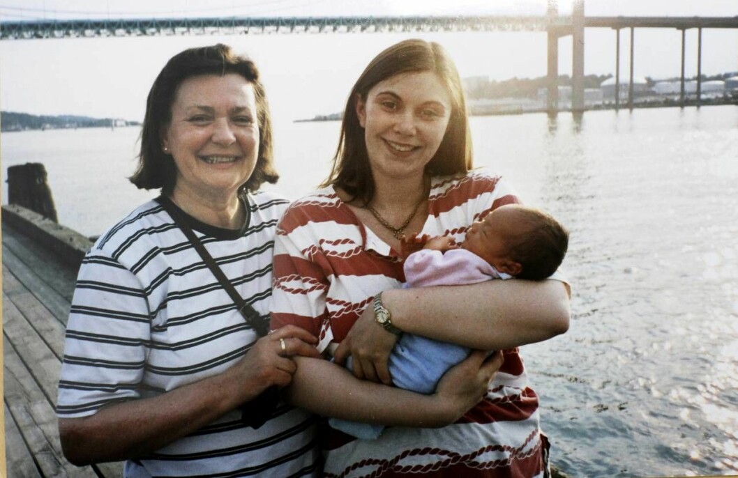 Miriam, Veronica och lille Marcus. Miriam, Veronica och lille Marcus.