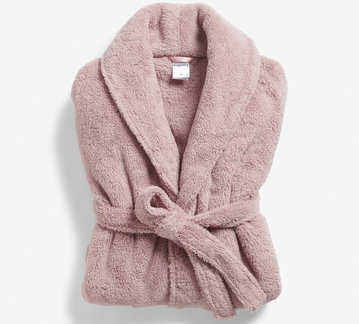 Morgonrock i fleece.