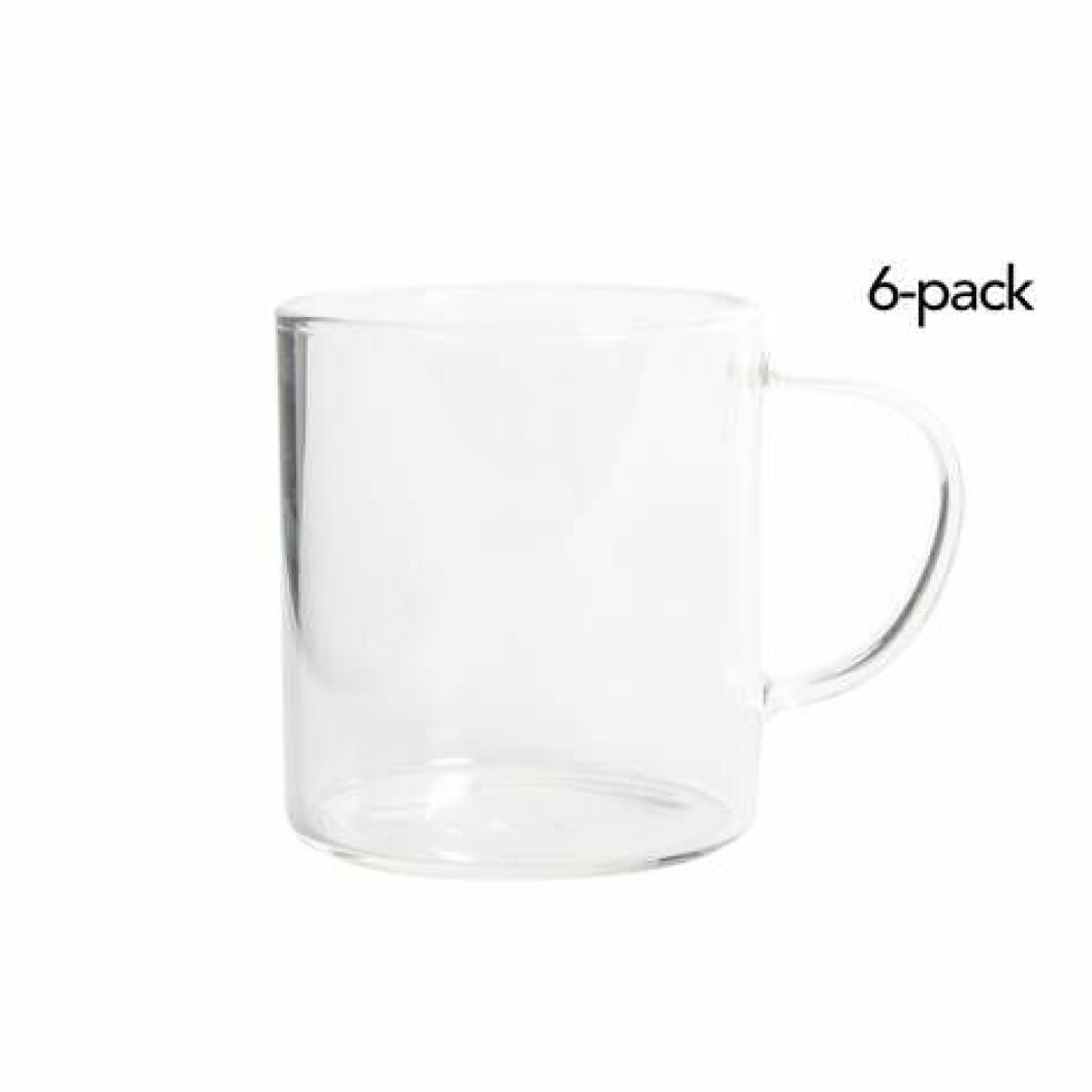Muggar i glas för under 100 kronor