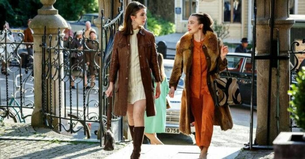 Christina (Julia Heveus) och Nina (Hedda Stiernstedt). Karaktären Nina Löwander med dotten Christina i Vår tid är nu