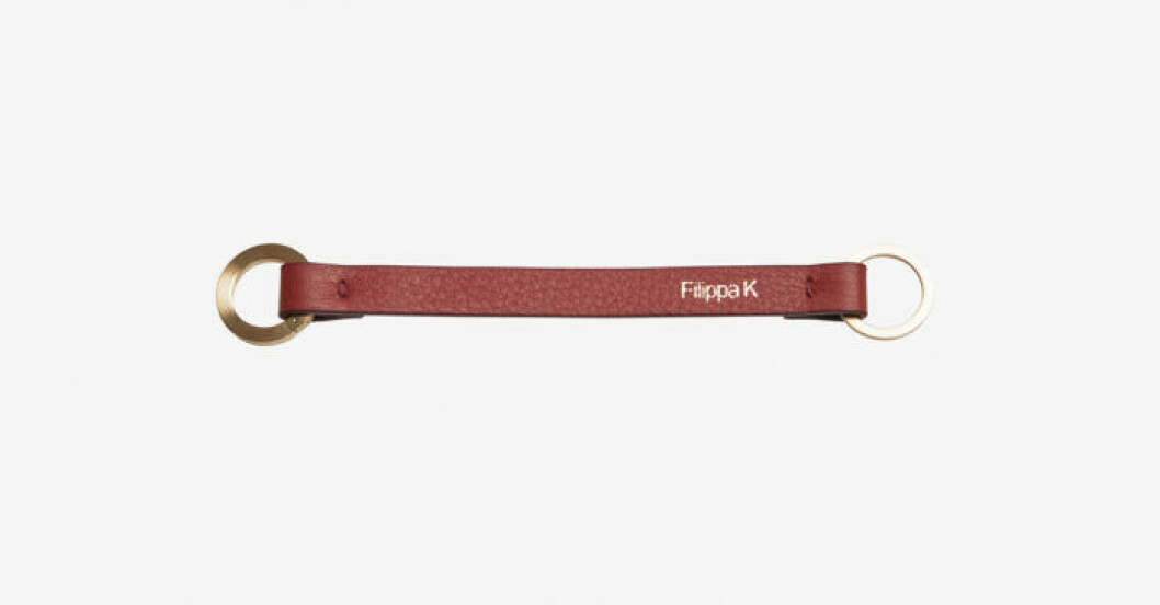 Röd nyckelring från Filippa K