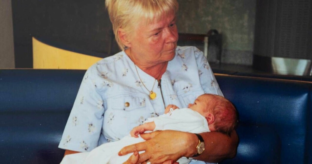 Christin Schybergs mamma Eva drabbades av bröstcancer. Foto: Privat