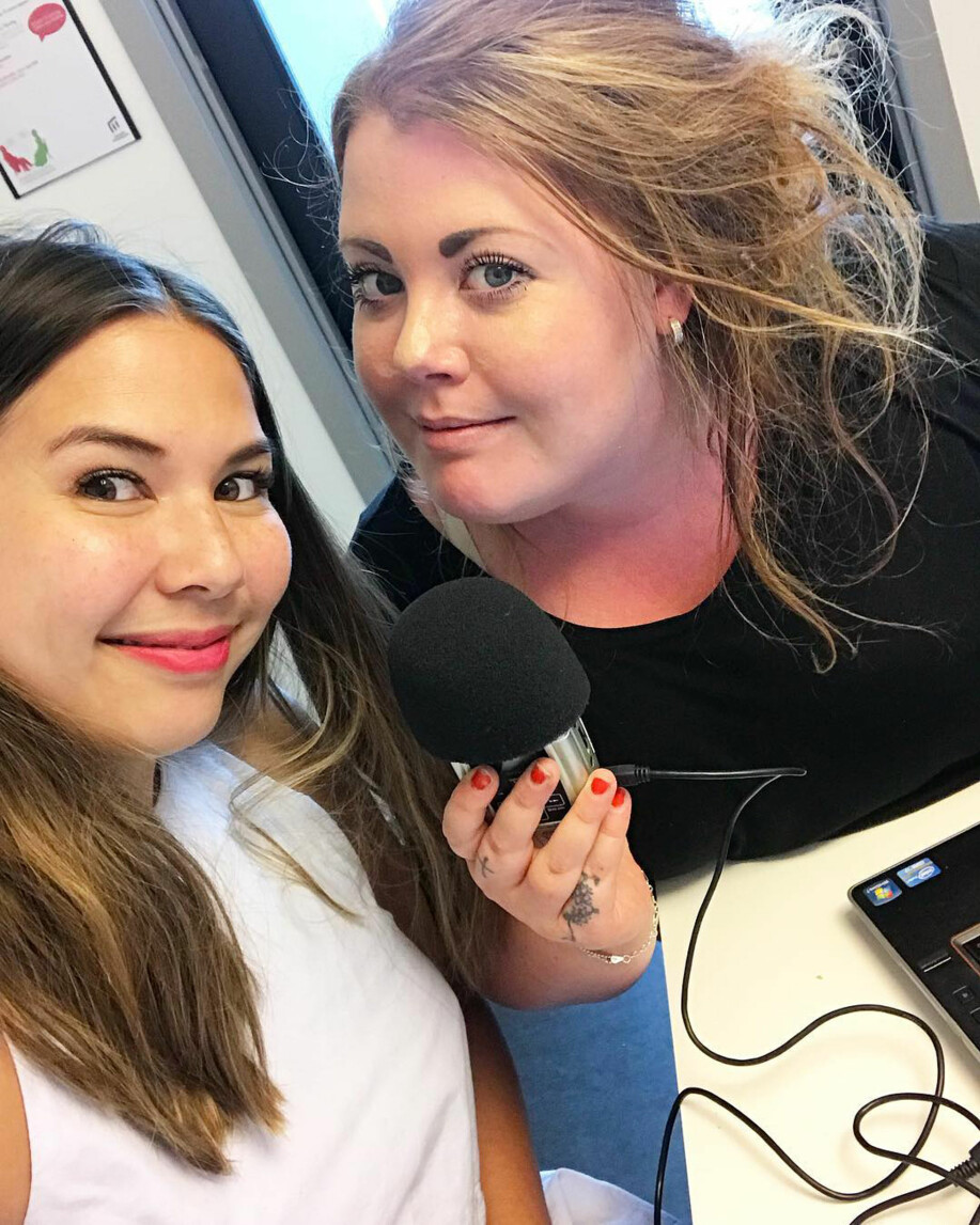 Nathalie Seow och Sofie Nyblin driver podcasten <i>Olösta fall</i>. Foto: Privat