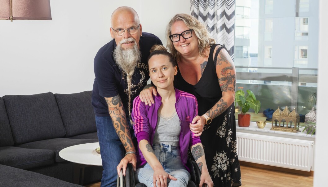 Pappa Ulf och mamma Ewa har hela tiden varit ett stort stöd för My. Pappa Ulf, mamma Ewa och My