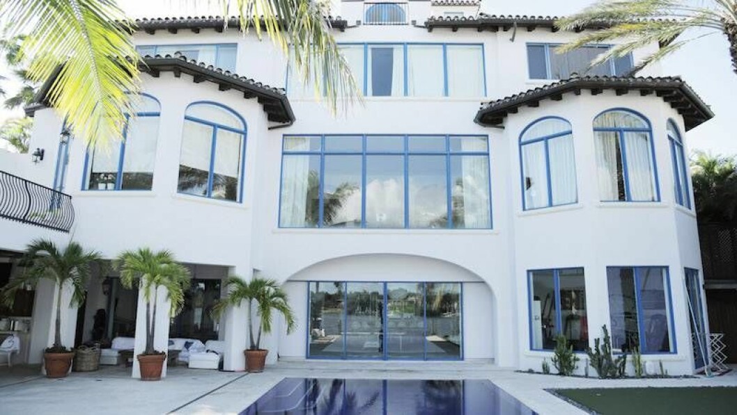 Casa Mia, huset i Florida, har Mia och Jesper byggt själva.