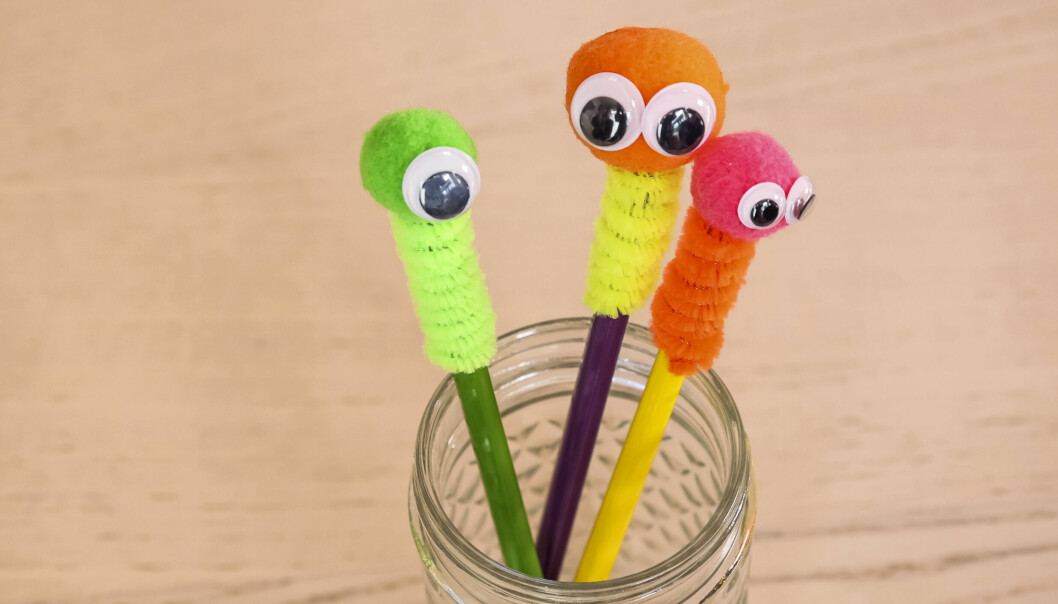 Monster av piprensare och pompombollar
