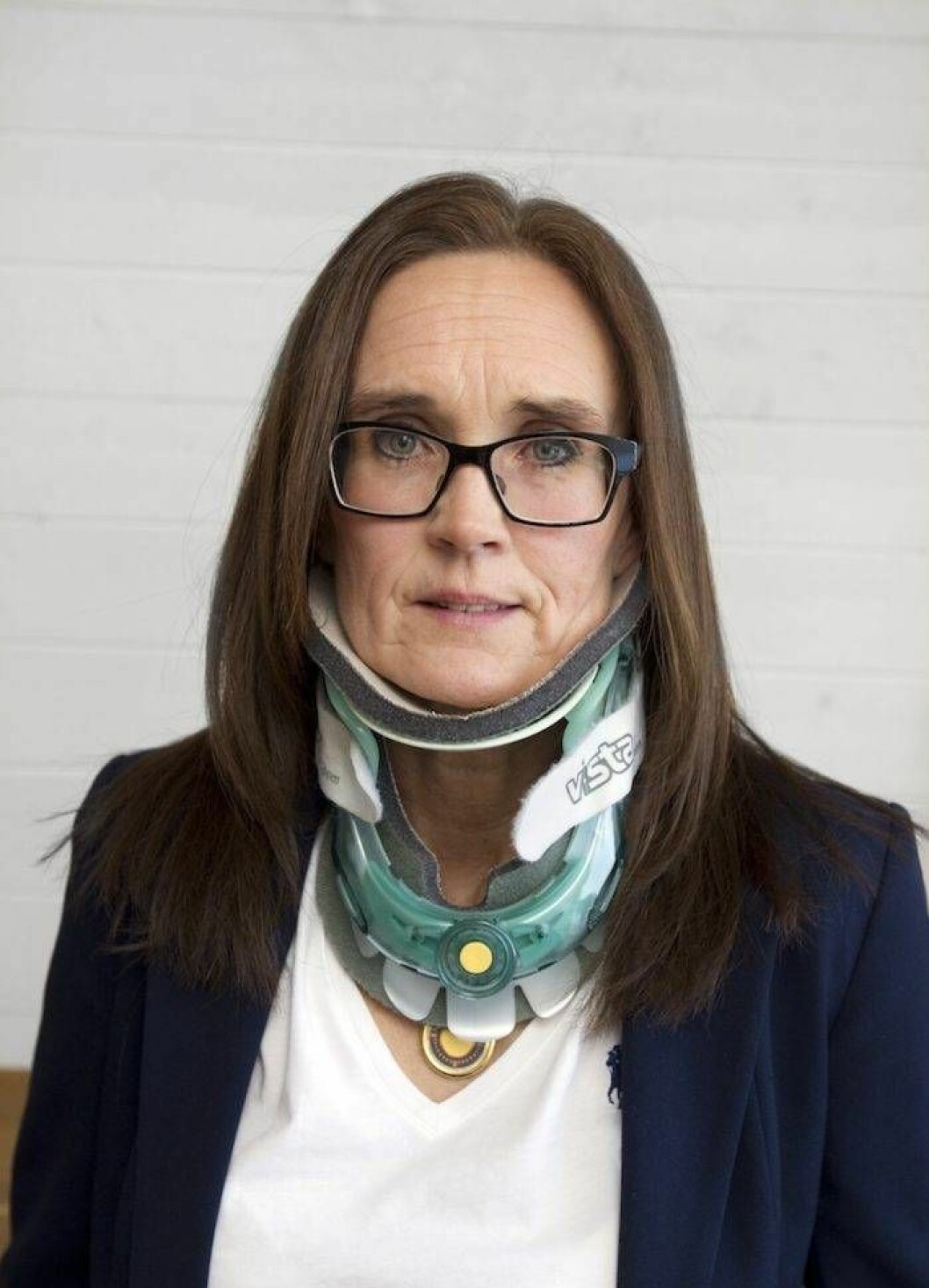 Som tur var hade Pernilla nackkrage när hon för tredje gången var med i en bilolycka.