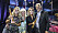 Pernilla Wahlgren tillsammans med mamma Christina Schollin, dottern Bianca Ingrosso och pappa Hans Wahlgren på Kristallengalan 2018.