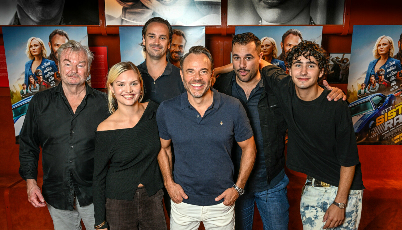 Peter Dalle med Elsa Öhrn, Stefan H Lindén, David Hellenius, Edward af Sillén och Malte Gårdinger.