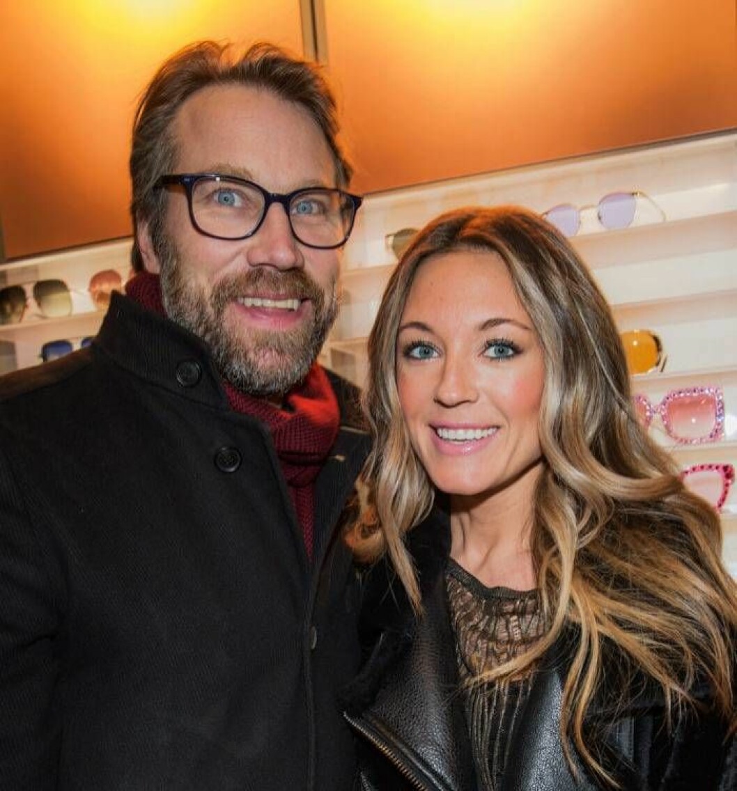 Hockeyesset Peter ”Foppa” Forsberg och Nicole Nordin är med i ”Tillsammans med Strömstedts”. Bild: IBL Peter ”Foppa” Forsberg och Nicole Nordin