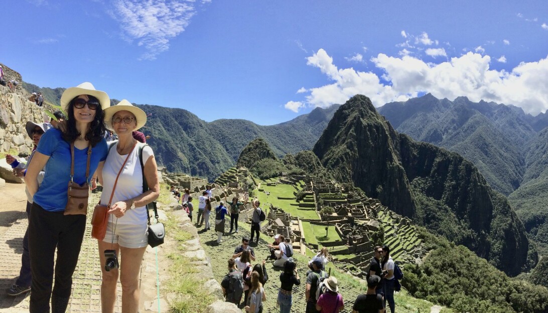 Pia i Machu Picchu