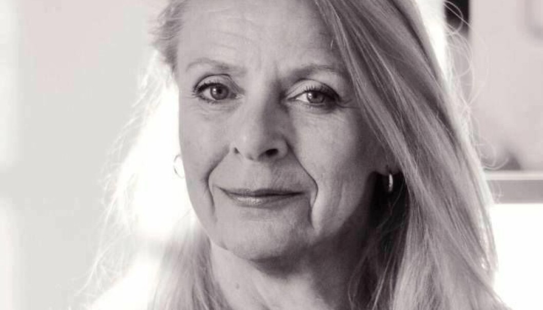 Birgitta Sparf uppfann corona-spelet i karantän. Foto: Privat Porträtt av Birgitta Sparf.