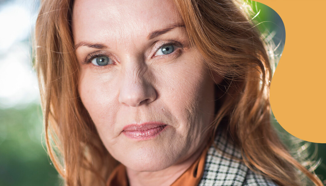 Porträtt av Pia Johansson som berättar om sin tid med en psykopat.