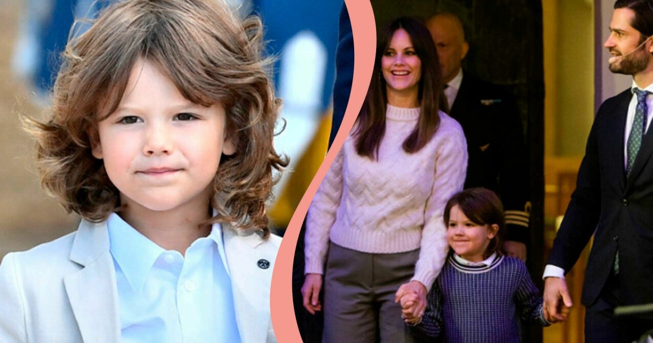 Prins Alexander på uppdrag med mamma Sofia och pappa Carl Philip.