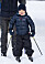 Prins Oscar åker skidor
