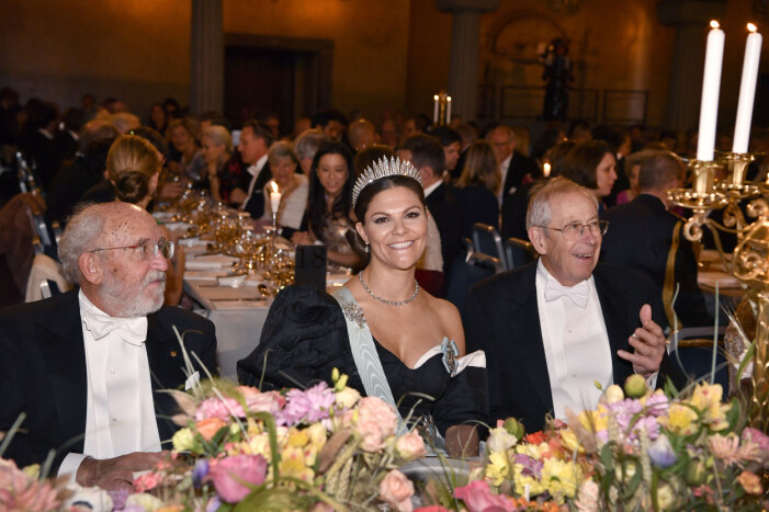 Kronprinsessan Victoria på Nobelbanketten
