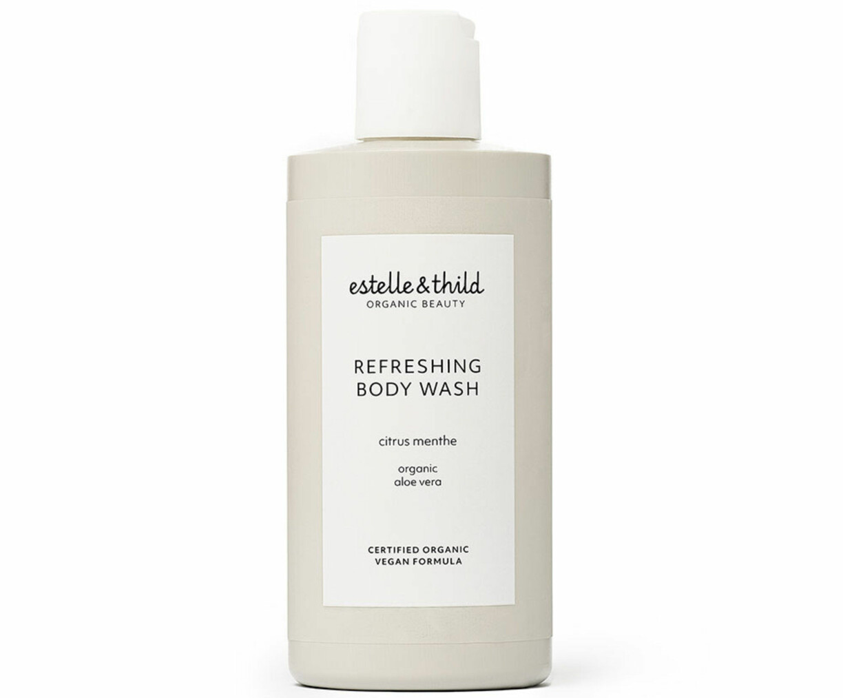 Refreshing body wash citrus menthe.