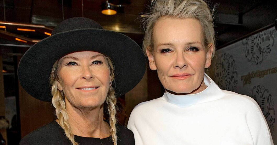 Efva och Eva är som gjorda för varandra. Foto: Eero Hannukainen/TT Efva Attling och Eva Dahlgren