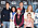 Rickard Sjöberg och fru Annika Wibeck med Lilly, Gloria, Lucas och Leo Wibeck 
Premiär Star Wars : The Rise of Skywalker, Rigoletto, Stockholm, 2019.