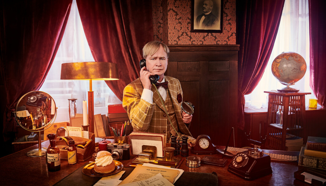 Robert Gustafsson spelar Ture Sventon i Ture Sventon och Bermudatriangelns hemlighet.